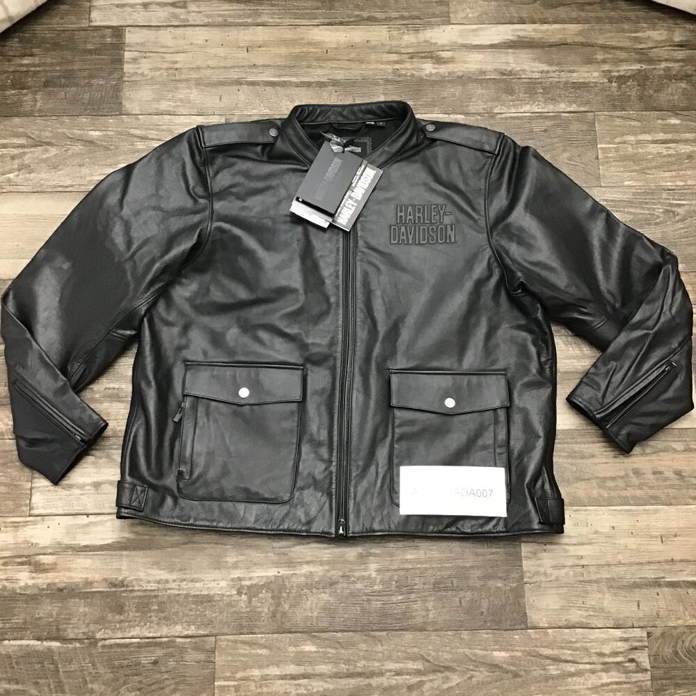 Harley-Davidson Captains System Leather Jacket Outer Layer Black 3XL 98022-23VM
